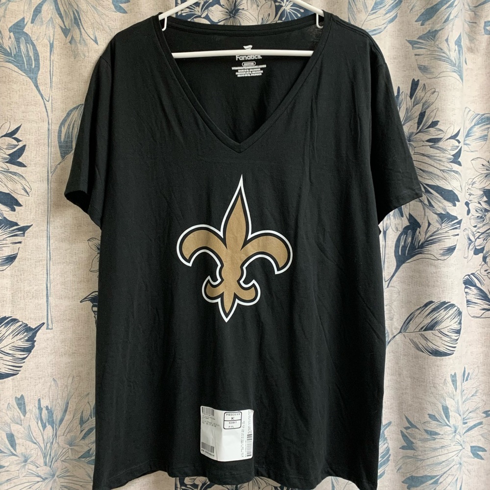 🆕 New Orleans Saints Ladies V Neck size 3X